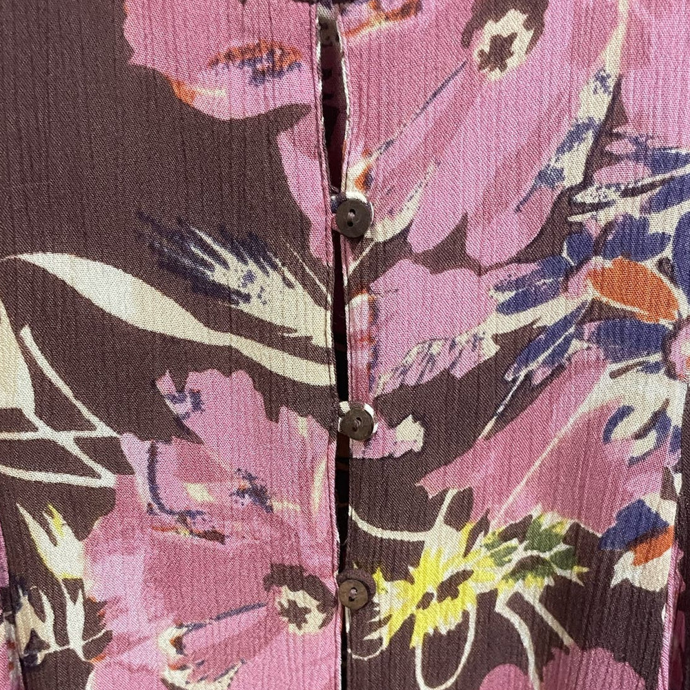 O'Neill Poppit  Floral Long Sleeve Mini Dress Size Small - Picture 14 of 17
